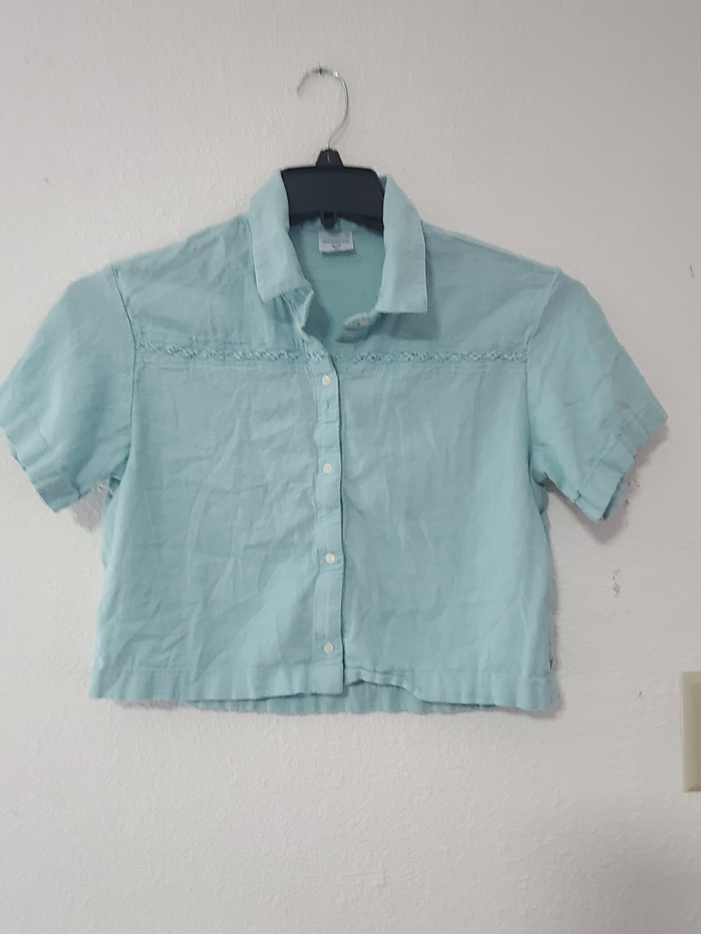 abercrombie kids light aqua top